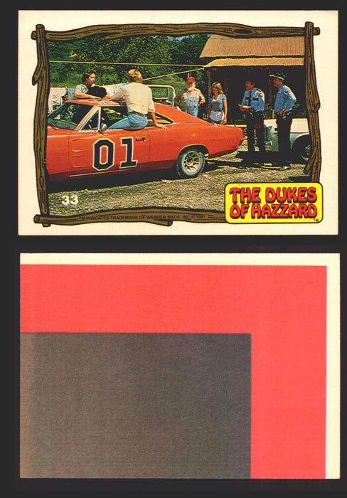 1983 Dukes of Hazzard Vintage Trading Cards You Pick Singles #1-#44 Donruss 33   Sheriff dept. after the Dukes  - TvMovieCards.com