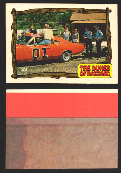 1983 Dukes of Hazzard Vintage Trading Cards You Pick Singles #1-#44 Donruss 33B   Sheriff dept. after the Dukes  - TvMovieCards.com