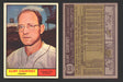 1961 Topps Baseball Trading Card You Pick Singles #300-#399 VG/EX #	342 Clint Courtney - Kansas City Athletics  - TvMovieCards.com