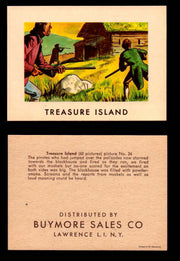 Treasure Island Buymore Sales 1960 Vintage Trading Cards You Pick Singles   - TvMovieCards.com