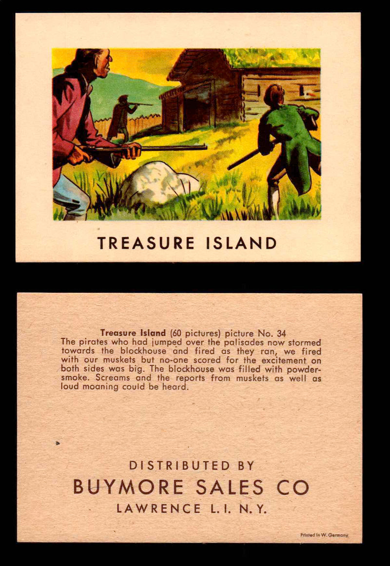Treasure Island Buymore Sales 1960 Vintage Trading Cards You Pick Singles   - TvMovieCards.com