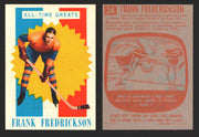 1960-61 Topps Hockey NHL Trading Card You Pick Single Cards #1 - 66 EX/NM 34 Frank Frederickson All-Time Greats  - TvMovieCards.com