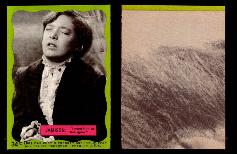 Dark Shadows Series 2 (Green) Philadelphia Gum Vintage Trading Cards You Pick #34  - TvMovieCards.com