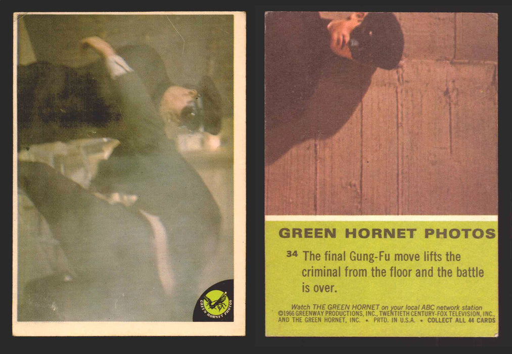 1966 Green Hornet Photos Donruss Vintage Trading Cards You Pick Singles #1-44 #	34  - TvMovieCards.com