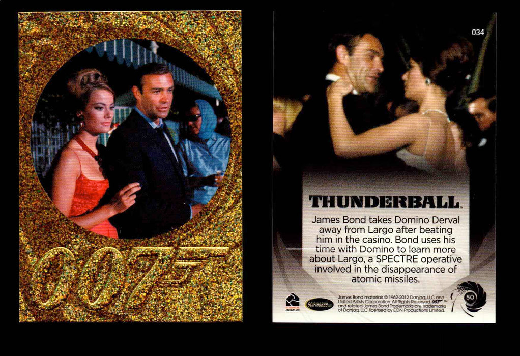 James Bond 50th Anniversary Series Two Gold Parallel Chase Card Singles #2-198 #34  - TvMovieCards.com