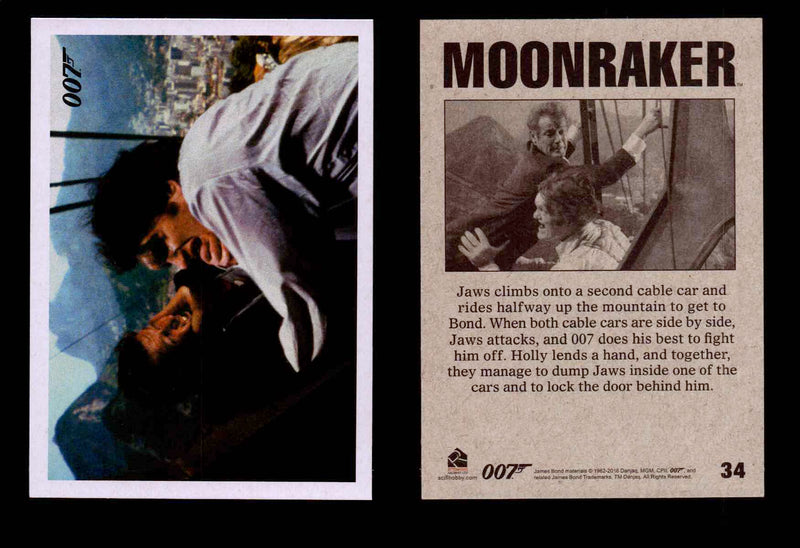 James Bond Archives Spectre Moonraker Movie Throwback U Pick Single Cards #1-61 #34  - TvMovieCards.com