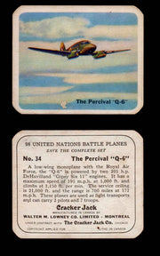 Cracker Jack United Nations Battle Planes Vintage You Pick Single Cards #1-70 #34  - TvMovieCards.com