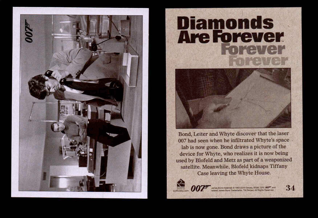 James Bond Archives Spectre Diamonds Are Forever Throwback Single Cards #1-48 #34  - TvMovieCards.com