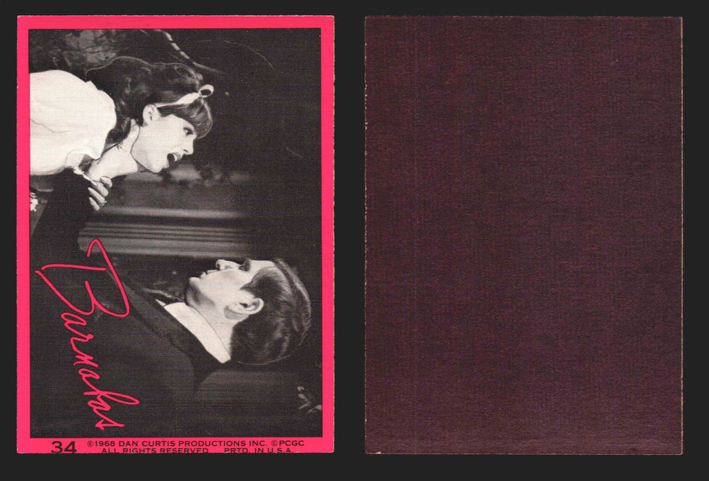 1966 Dark Shadows Series 1 (Pink) Philadelphia Gum Vintage Trading Cards Singles #34  - TvMovieCards.com