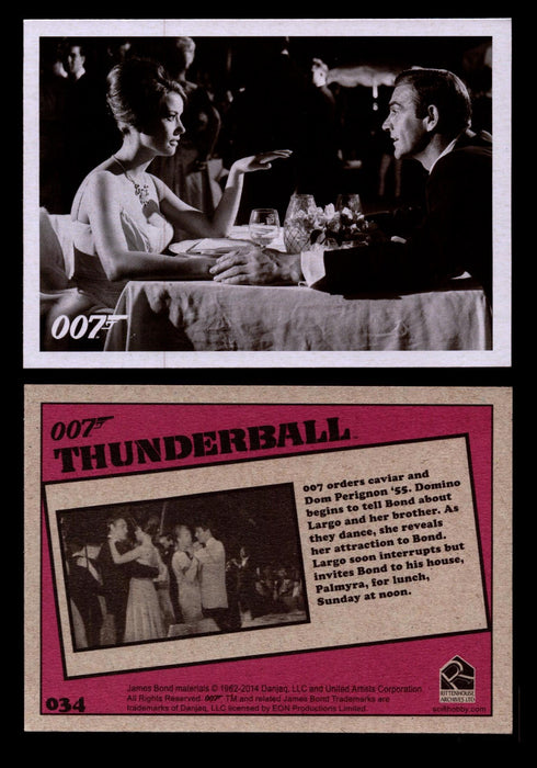 James Bond Archives 2014 Thunderball Throwback You Pick Single Card #1-99 #34  - TvMovieCards.com