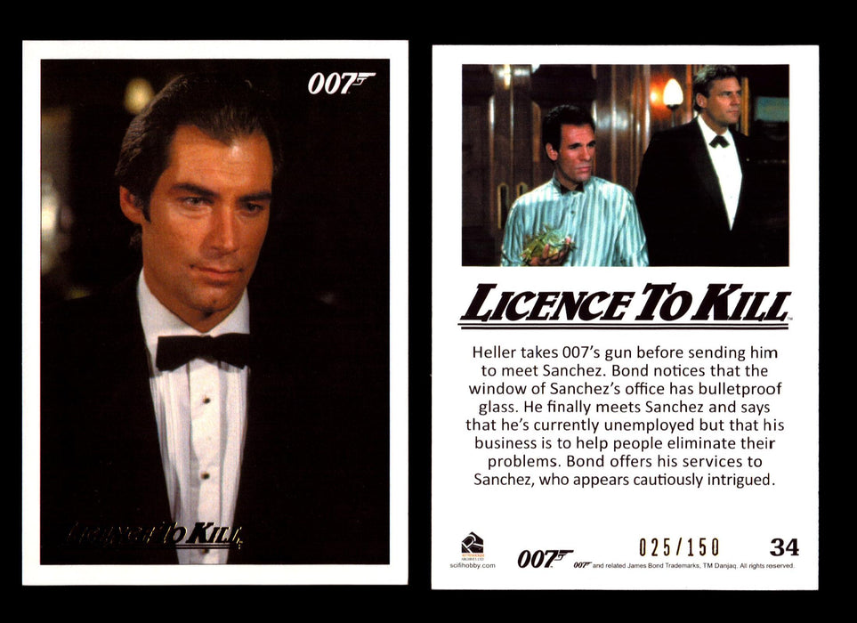 James Bond Classics 2016 Licence To Kill Gold Foil Parallel Card You Pick Single #34  - TvMovieCards.com