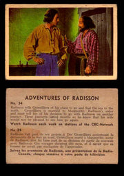 1957 Adventures of Radisson (Tomahawk) TV Vintage Card You Pick Singles #1-50 #34  - TvMovieCards.com