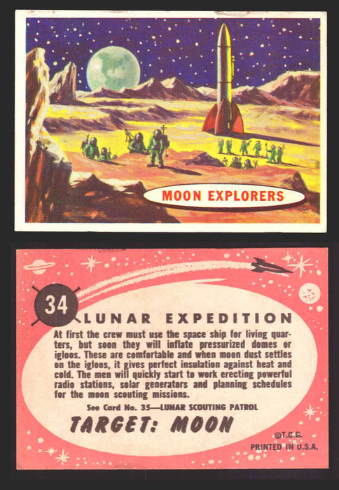 Space Cards Target Moon Cards Topps Trading Cards #1-88 You Pick Singles 34   Moon Explorers  - TvMovieCards.com