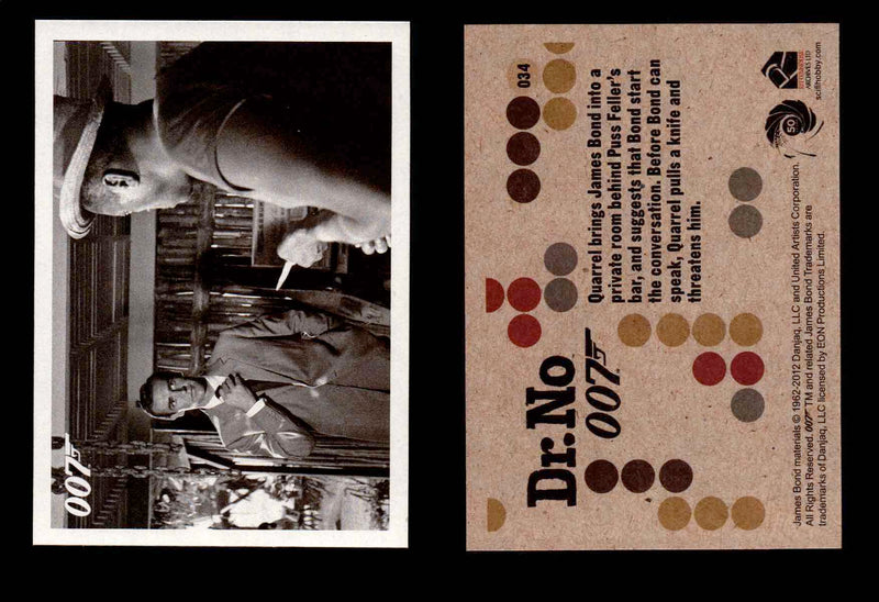 James Bond 50th Anniversary Series Dr. No You Pick Single Cards #1-65 #34  - TvMovieCards.com