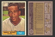 1961 Topps Baseball Trading Card You Pick Singles #300-#399 VG/EX #	350 Ernie Banks - Chicago Cubs  - TvMovieCards.com