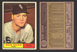 1961 Topps Baseball Trading Card You Pick Singles #300-#399 VG/EX #	352 Bob Shaw - Chicago White Sox RC  - TvMovieCards.com