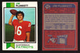1973 Topps Football Trading Card You Pick Singles #1-#528 G/VG/EX #	355	Jim Plunkett  - TvMovieCards.com