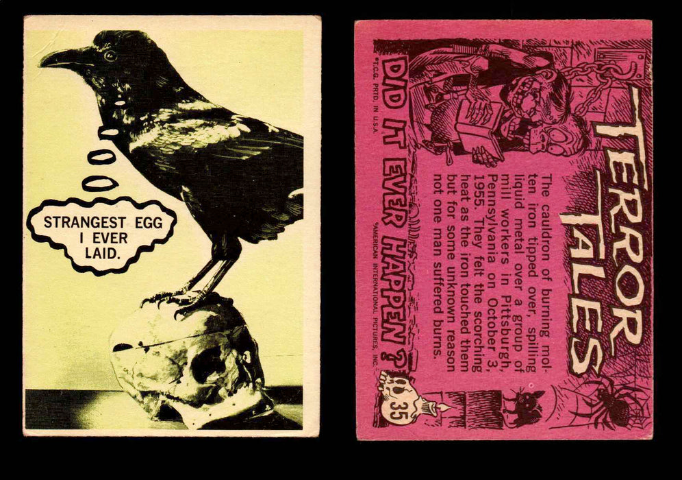 1967 Movie Monsters Terror Tales Vintage Trading Cards You Pick Singles #1-88 #35  - TvMovieCards.com