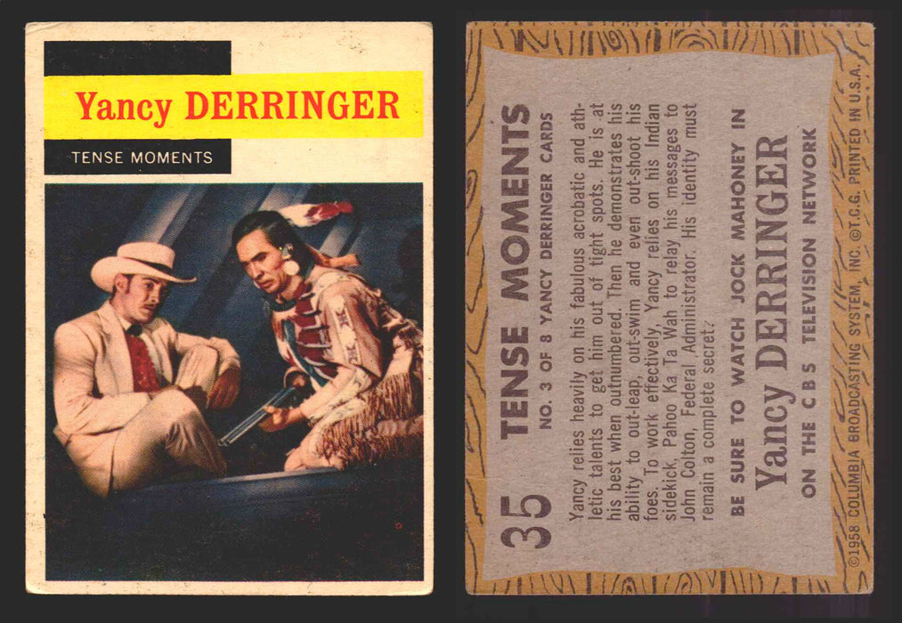1958 TV Westerns Topps Vintage Trading Cards You Pick Singles #1-71 35   Tense Moments  - TvMovieCards.com