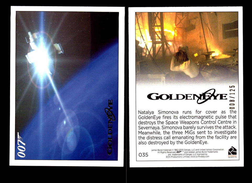 James Bond Archives 2015 Goldeneye Gold Parallel Card You Pick Single #1-#102 #35  - TvMovieCards.com
