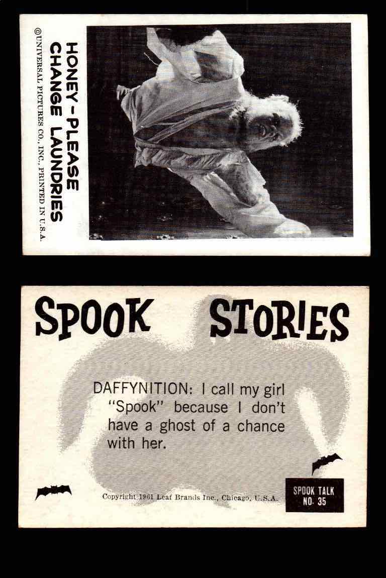 1961 Spook Stories Series 1 Leaf Vintage Trading Cards You Pick Singles #1-#72 #35  - TvMovieCards.com