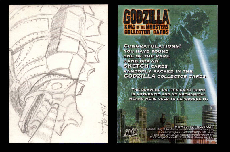 GODZILLA: KING OF THE MONSTERS Artist Sketch Trading Card You Pick Singles #35 Matt Harris  - TvMovieCards.com