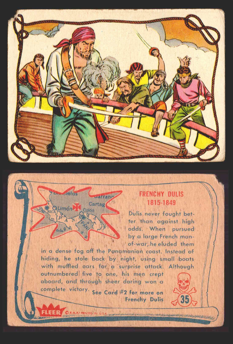 1961 Pirates Bold Vintage Trading Cards You Pick Singles #1-#66 Fleer 35   Frenchy Dulis  - TvMovieCards.com