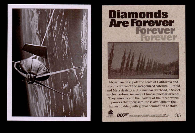 James Bond Archives Spectre Diamonds Are Forever Throwback Single Cards #1-48 #35  - TvMovieCards.com