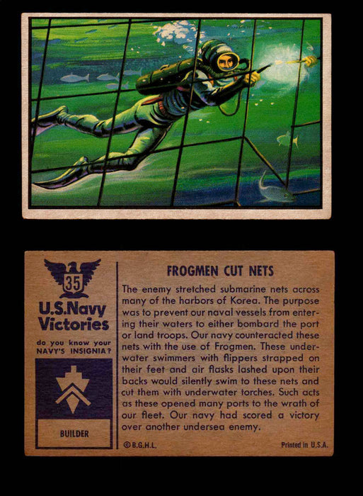 1954 U.S. Navy Victories Bowman Vintage Trading Cards You Pick Singles #1-48 #35  - TvMovieCards.com