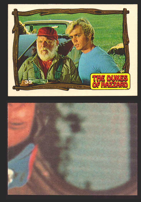 1983 Dukes of Hazzard Vintage Trading Cards You Pick Singles #1-#44 Donruss 35   Bo and Jesse  - TvMovieCards.com