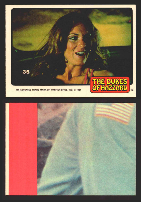 1981 Dukes of Hazzard Sticker Trading Cards You Pick Singles #1-#66 Donruss 35   Daisy Duke  - TvMovieCards.com