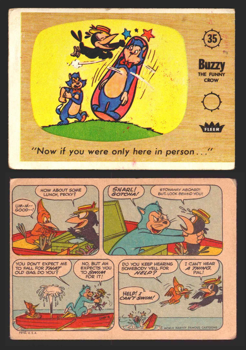 1960 Casper The Ghost Fleer Vintage Trading Card You Pick Singles #1-#66 35   "Now if you were only here in person..."  - TvMovieCards.com