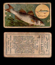 1910 Fish and Bait Imperial Tobacco Vintage Trading Cards You Pick Singles #1-50 #35 The Bass  - TvMovieCards.com