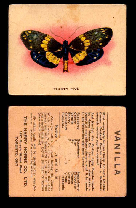1925 Harry Horne Butterflies FC2 Vintage Trading Cards You Pick Singles #1-50 #35  - TvMovieCards.com