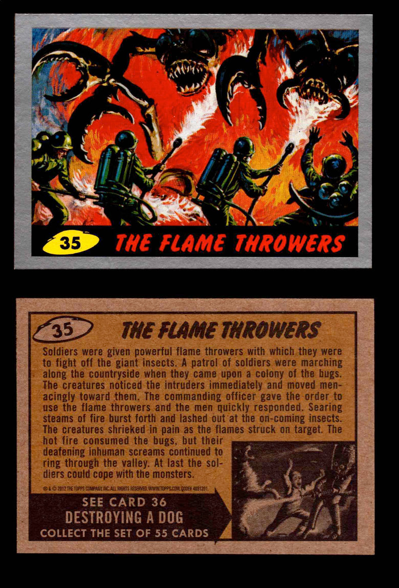 2012 Mars Attacks Silver Parallel You Pick Single Trading Card #1-55 Topps #35  - TvMovieCards.com