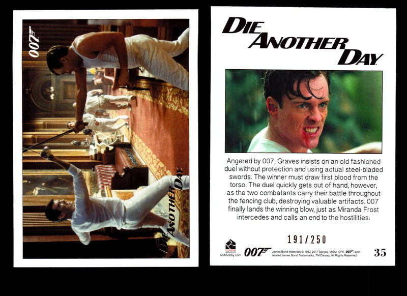 James Bond Archives 2017 Final Edition Die Another Day Gold Parallel Card Single #35  - TvMovieCards.com