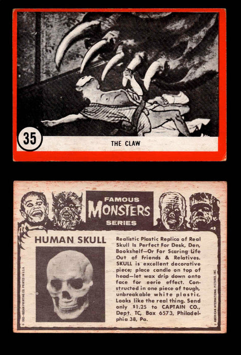 Famous Monsters 1963 Vintage Trading Cards You Pick Singles #1-64 #35  - TvMovieCards.com