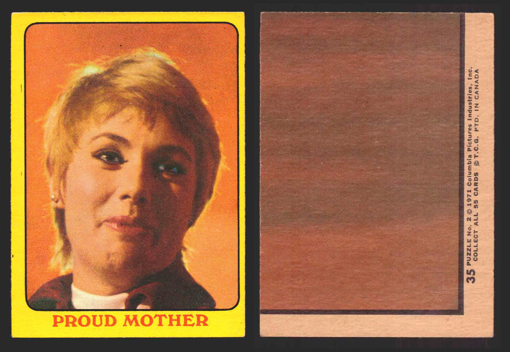 1971 The Partridge Family Series 1 Yellow You Pick Single Cards #1-55 Topps USA 35   Proud Mother  - TvMovieCards.com