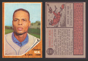 1962 Topps Baseball Trading Card You Pick Singles #300-#399 VG/EX #	365 Charlie Neal - New York Mets  - TvMovieCards.com