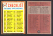 1962 Topps Baseball Trading Card You Pick Singles #300-#399 VG/EX #	367 Checklist 353-429  - TvMovieCards.com