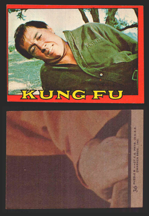 1973 Kung Fu Topps Vintage Trading Card You Pick Singles #1-60 #36  - TvMovieCards.com