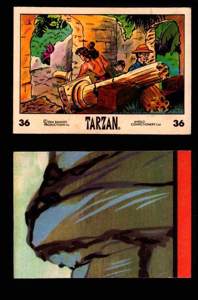 1966 Tarzan Banner Productions Vintage Trading Cards You Pick Singles #1-66 #36  - TvMovieCards.com