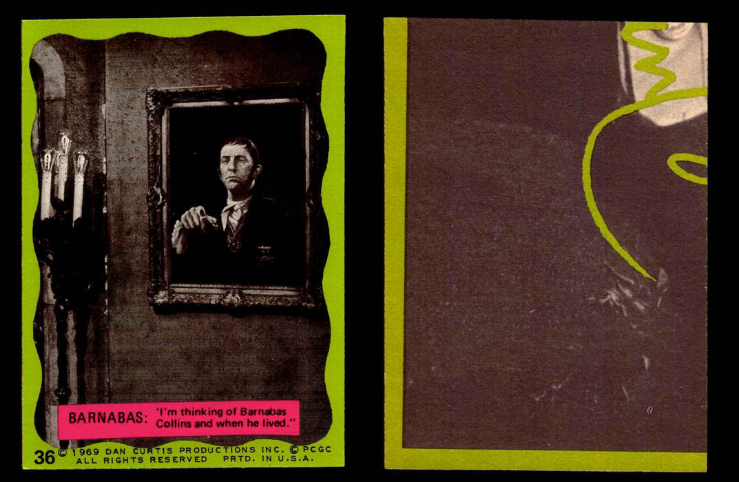 Dark Shadows Series 2 (Green) Philadelphia Gum Vintage Trading Cards You Pick #36  - TvMovieCards.com