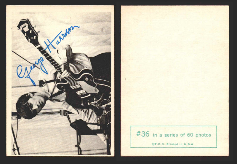 Beatles Series 1 Topps 1964 Vintage Trading Cards You Pick Singles #1-#60 #36  - TvMovieCards.com