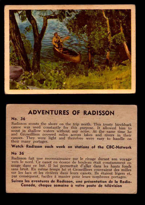 1957 Adventures of Radisson (Tomahawk) TV Vintage Card You Pick Singles #1-50 #36  - TvMovieCards.com