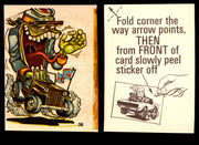 Fabulous Odd Rods Vintage Sticker Cards 1973 #1-#66 You Pick Singles #36 Rebel Buggy  - TvMovieCards.com