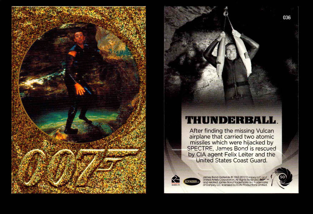 James Bond 50th Anniversary Series Two Gold Parallel Chase Card Singles #2-198 #36  - TvMovieCards.com