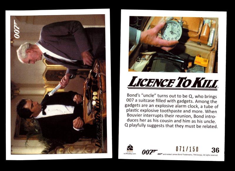 James Bond Classics 2016 Licence To Kill Gold Foil Parallel Card You Pick Single #36  - TvMovieCards.com