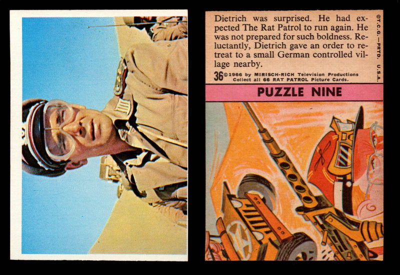 Rat Patrol 1966 Topps Vintage Card You Pick Singles #1-66 #36  - TvMovieCards.com