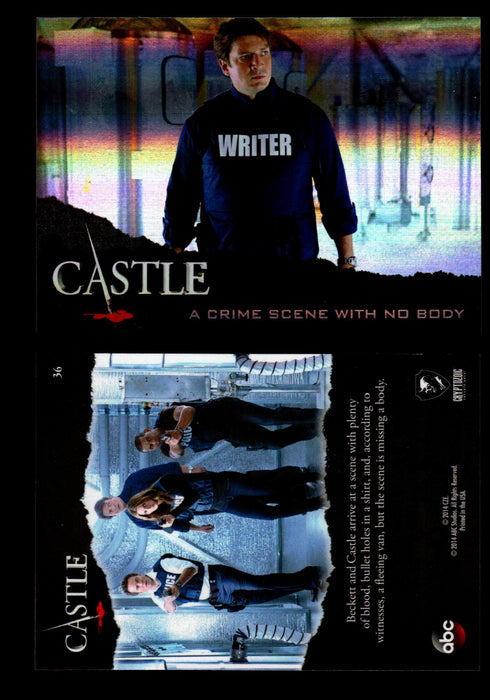 Castle Seasons 3 & 4 Foil Parallel Base Card You Pick Singles 1-72 #36  - TvMovieCards.com